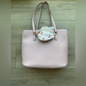 Nanette Lepore Ashleigh 39527378 2 Pc Coin Purse & Tote New With Tags